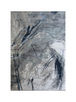 Pastel Hurrican Rug - Modern Grey - Pastel Blue