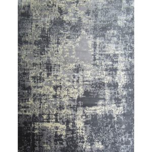 Modern large Arean Rug - Dark Grey - White