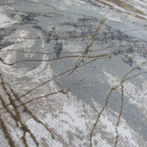 Pastel Modern Blue Grey Brown rug
