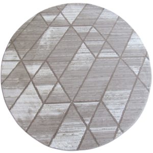 Diamond Design - Round Rug