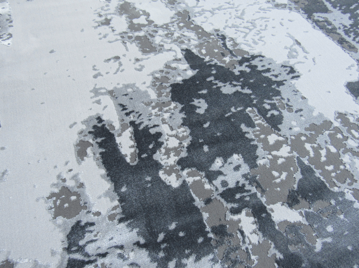 Grey Light Grey Round Rug Dark Grey White Round Rug