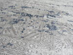 Modern Contemporary Designer Rug – Grey & Blue (Style: MDR161) - Image 2