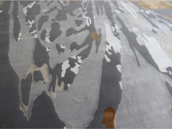 Grey Rustic Designer Rug
