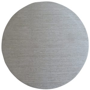 Modern Plain Beige Round Area Rug