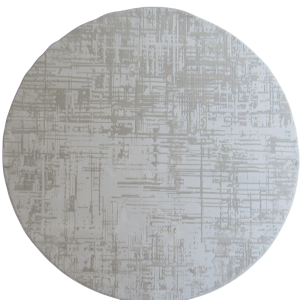 Plain Beige Round Rug