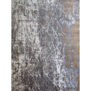 Modern Rustic Bronze Rug - Grey - Bronze