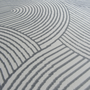 Ultra Modern Grey White Carpet