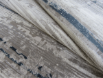 Blue Grey Line Rug