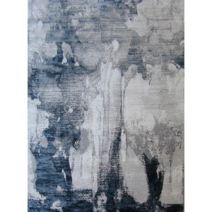 Soft Blue Grey Modern Rug