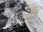 Black Beige and White Rug