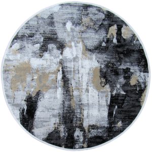Round Large Indoor Rugs - Round Modern Rug