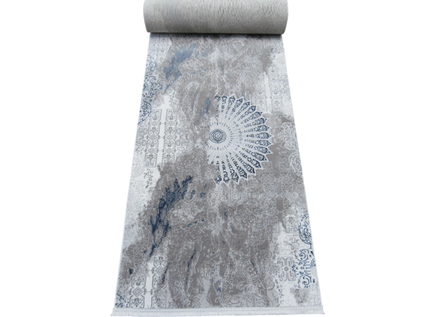 Modern Premium Interior Runners - Grey Blue