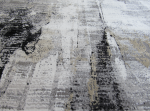 Modern Rug - Black Grey & White