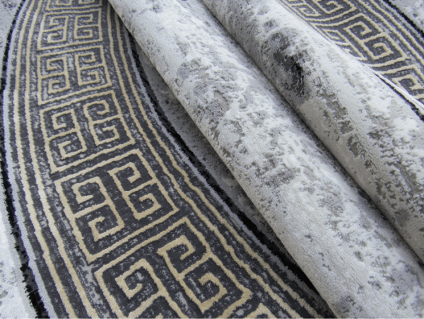 Greek Round Rug Texture Modern Round Rugs | Shop Indoor Round Rugs | Round Rugs