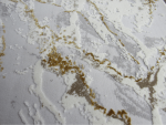 Modern Soft Textured 3m Runner – Grey , White & Gold(Style: MDRR109) - Image 4