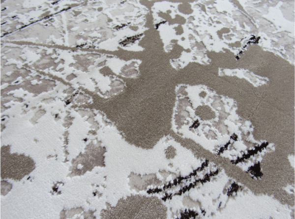 Choc Brown Beige Rug