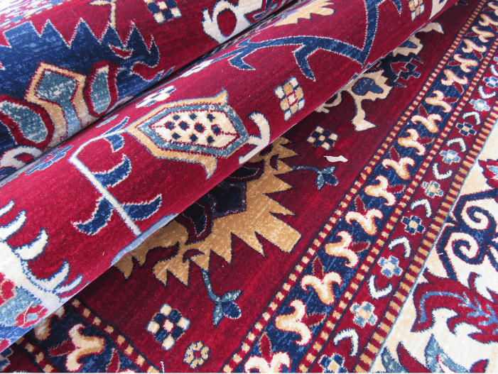 Persian Red Kazac Rug (1) Rich Red Persian Rug