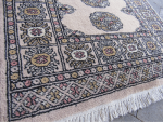 Beige Persian Bokhara runner