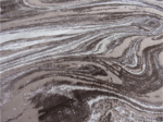 Dark Brown - White Modern Rug