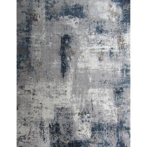 Modern Sky Fall Premium Rug - Grey - Blue