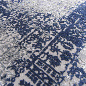 Dark Blue - Navy Blue Round Rug