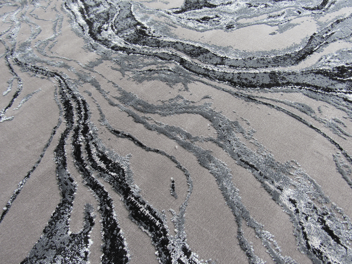 Round Rugs for sale - Dark Grey Round Modern Rugs