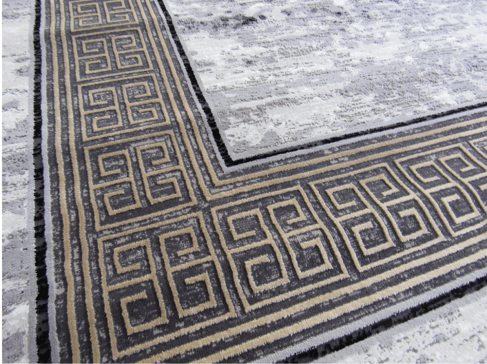 large 3x4m rug Beige Grey Large carpet