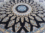 Round Table Blue Rug