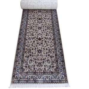 Kashan Beige Persian 5m Runner