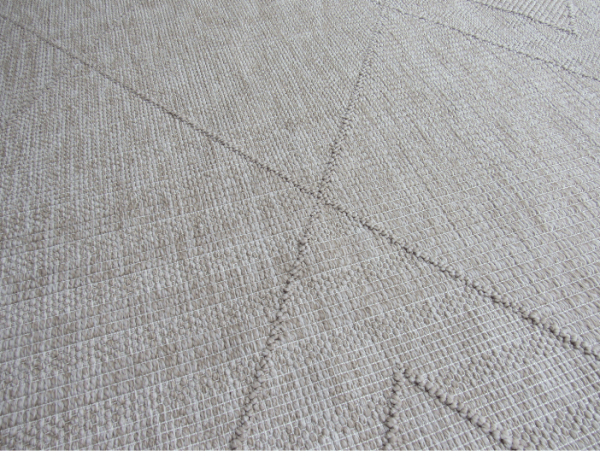 Beige Textured Rug