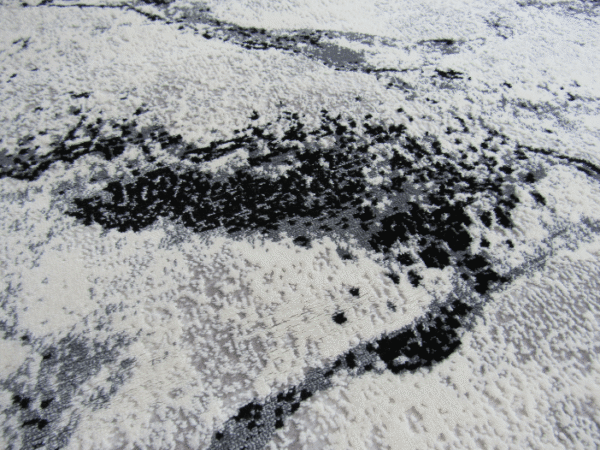Black White Modern Premium Rug