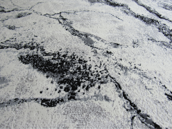 Black White Modern Large rug