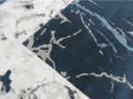 Blue Grey Soft Lounge Rug