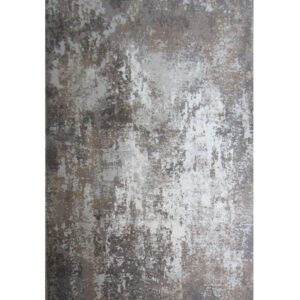 Rustic Brown Grey Ombre Rug