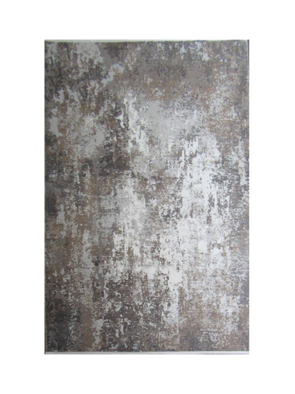 Rustic Brown Grey Ombre Rug