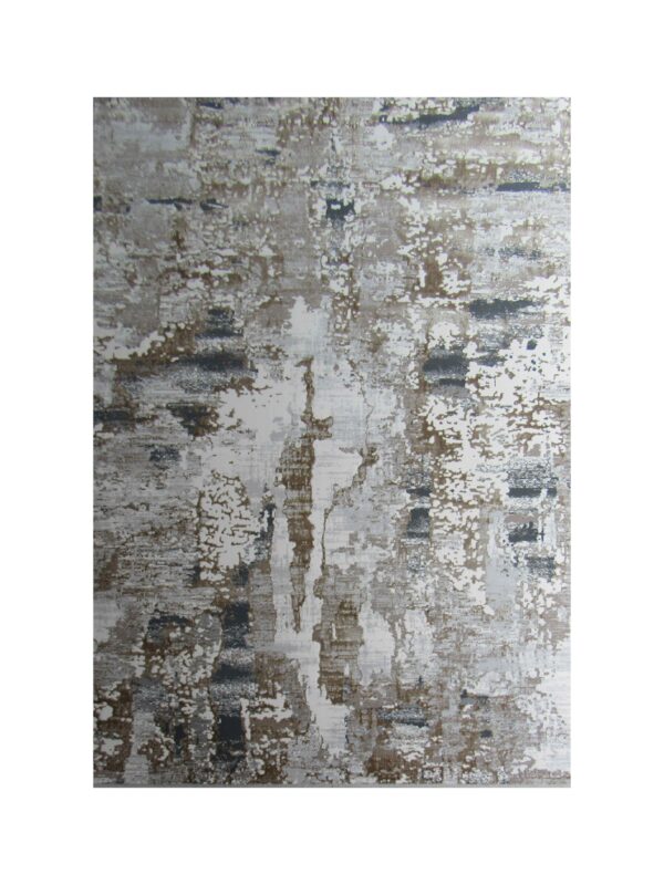 Rustic Ombre Modern Rug - Brown - Grey