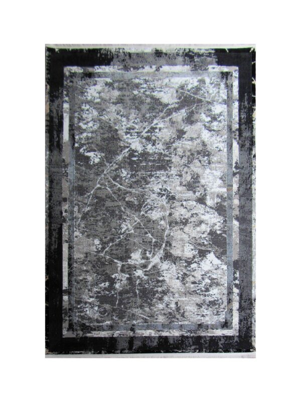 Black Grey Apartment Rug