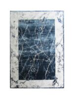Modern Blue Grey Rug