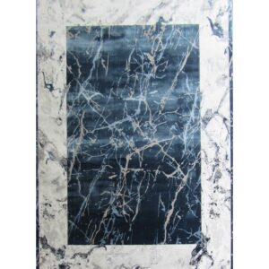 Modern Blue Grey Rug