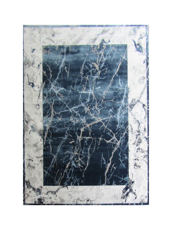 Modern Blue Grey Rug