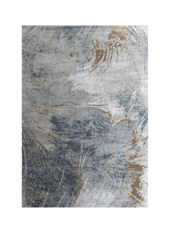 Modern Ombre Turkish Rug - Grey - Brown