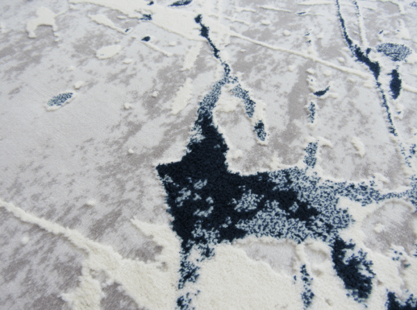 Blue White Luxurious rug