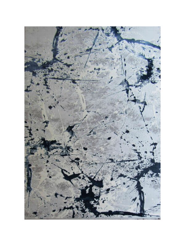 Modern Paint Splash Area Rug – Blue , White & Light Grey (Style: MDR192) (Copy) - Image 1