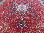 Rich Red Kirman inspired rug