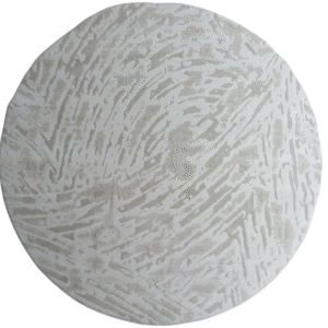 Round Soft Beige Rug