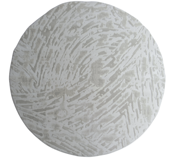 Round Soft Beige Rug