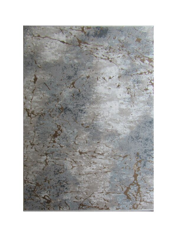 Rustic Modern Brown Grey Area Rug