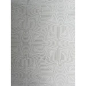 Cream Modern Textured Rug