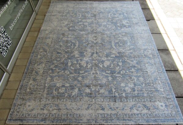 Vintage Blue Beige Rug