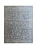 Vintage Blue Beige Oriental lounge rug